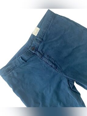 Billy Reid Blue Corduroy Pants Size 38 x 31 Cotton Straight Leg Preppy Coastal